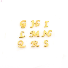2015 nova carta de ouro o alfabeto encantos, encantos personalizados por atacado encantos de jóias